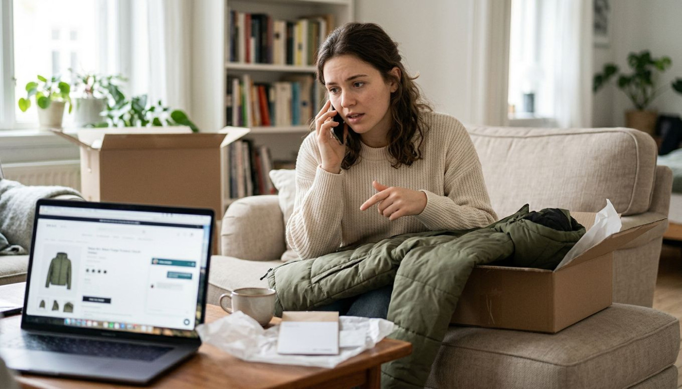 E-commerce : quand l’expérience d’achat d’une veste interroge le support client