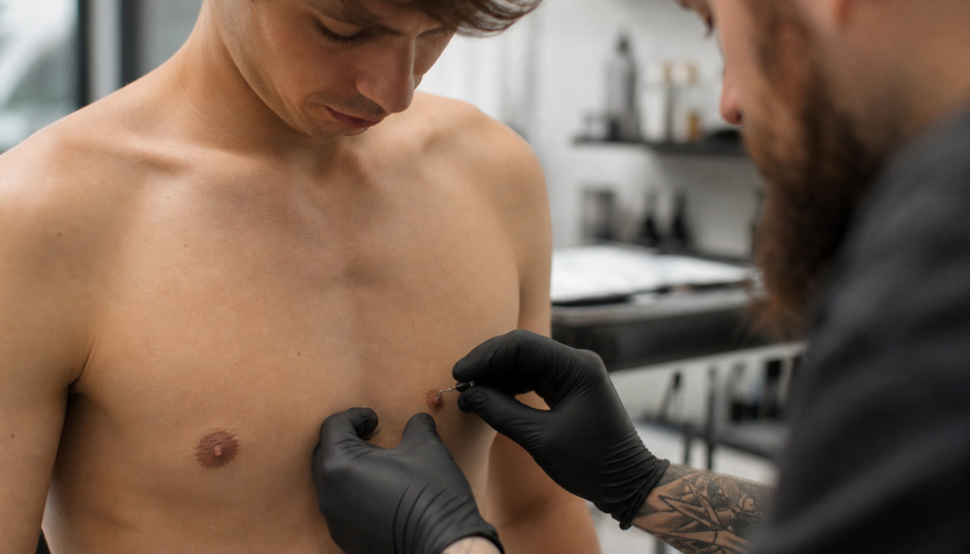 Piercing sur mamelons : comment procéder ?